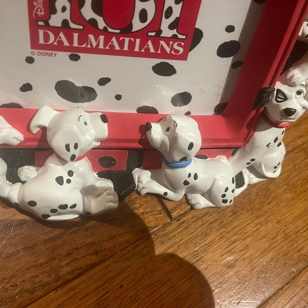 Disney 101 Dalmatians Red and Black Picture Frame - Vintage - 3D